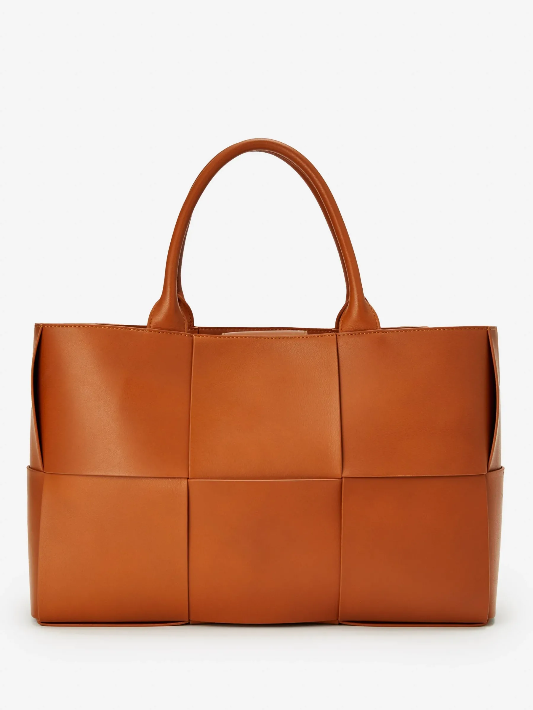 Mega Tessare Woven Leather Handbag-J.McLaughlin Hot