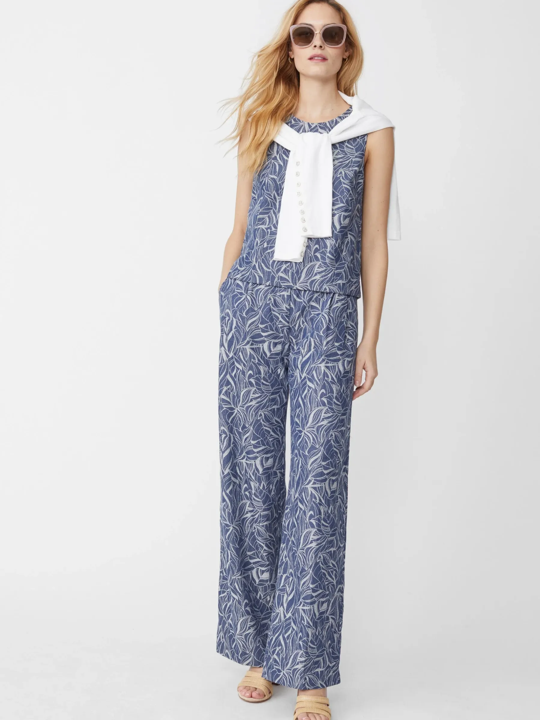 Morgan Pants In Leaf Lover Jacquard-J.McLaughlin Hot