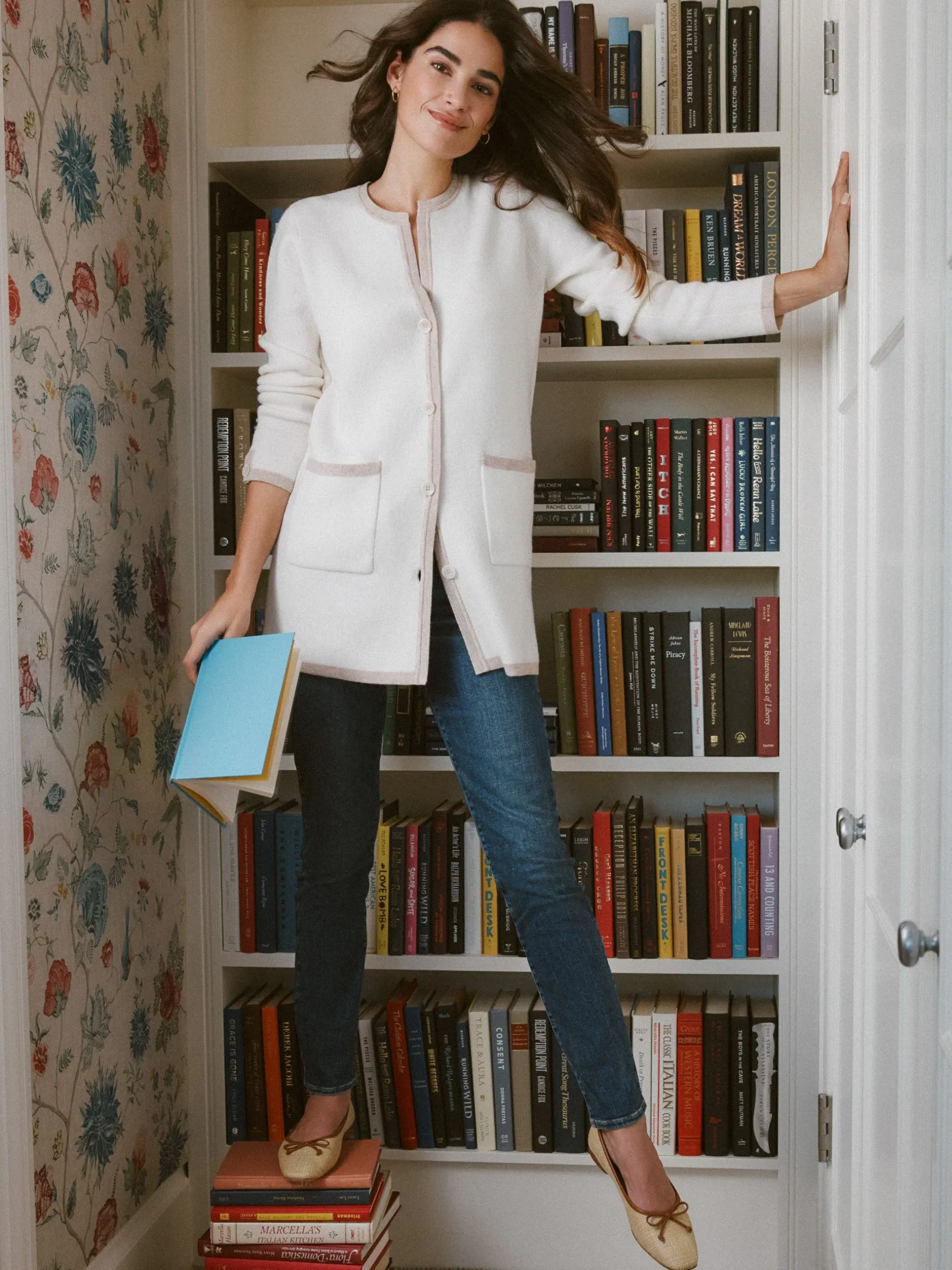 Nan Wool Cashmere Cardigan-J.McLaughlin Sale