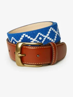 Needlepoint Belt In Geo Diamond-J.McLaughlin Best