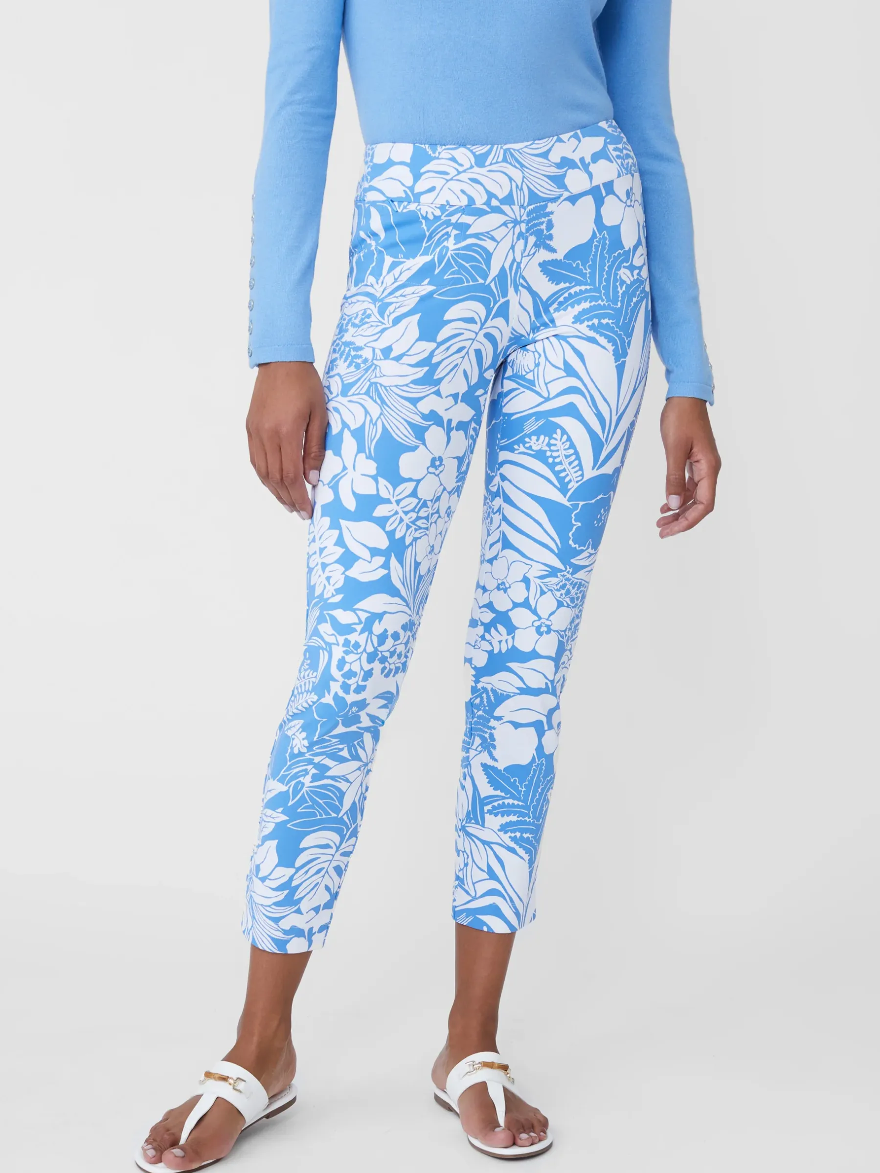 Newport Capri Pants In Bay Isle-J.McLaughlin Clearance