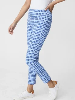 Newport Capri Pants In Painterly Check-J.McLaughlin Sale