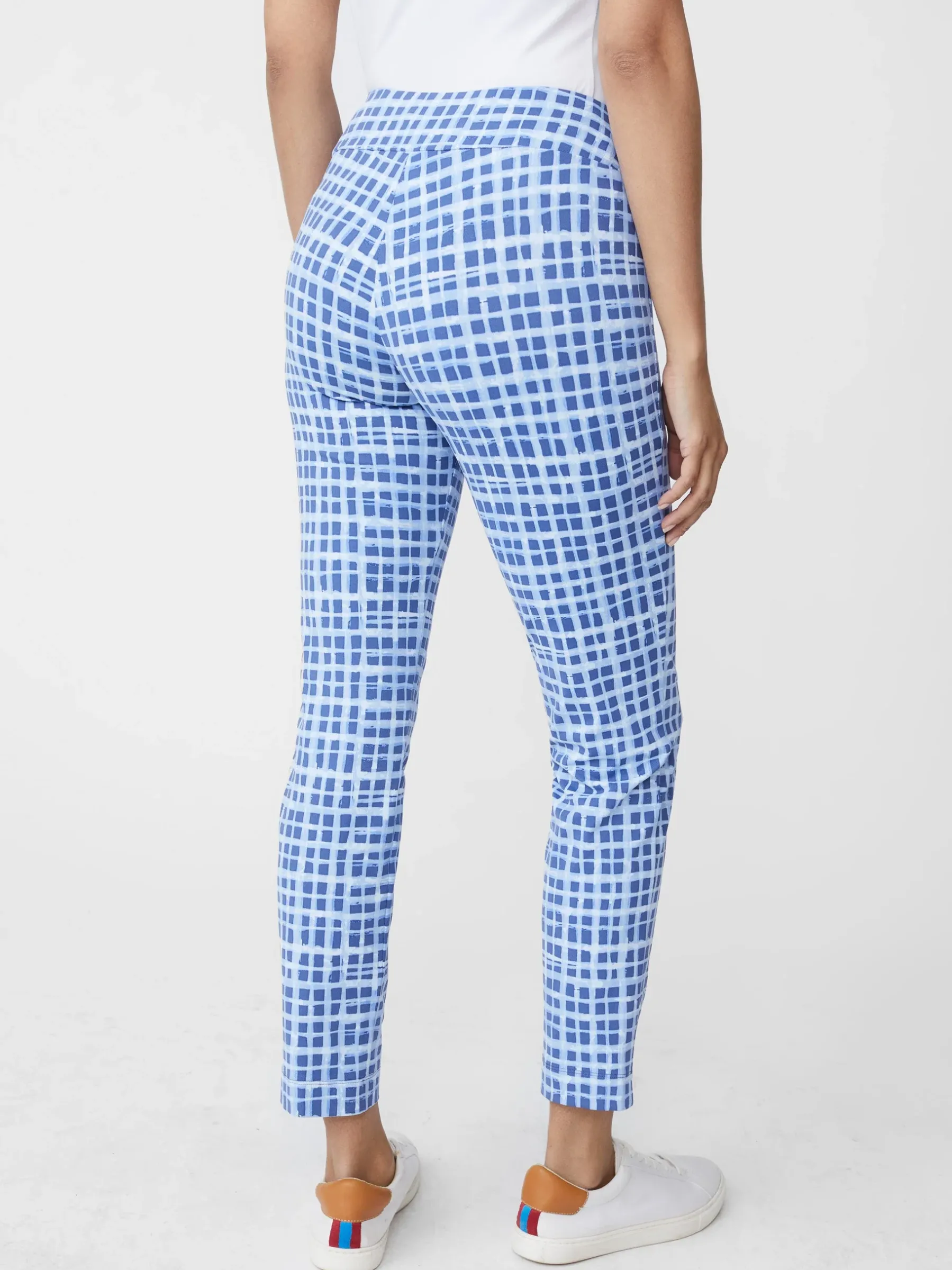 Newport Capri Pants In Painterly Check-J.McLaughlin Sale