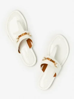 Nora Patent Leather Sandals-J.McLaughlin Fashion