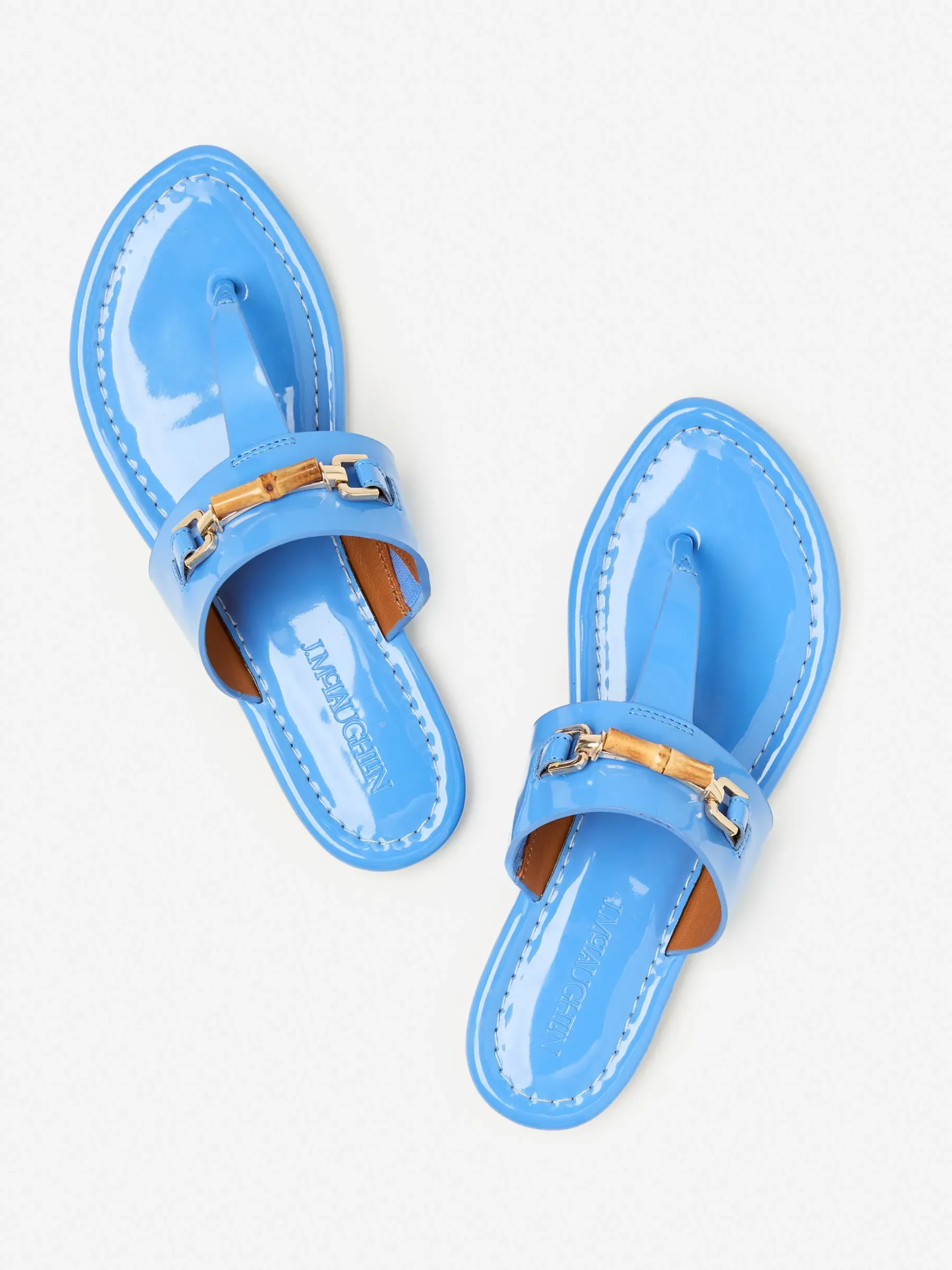 Nora Patent Leather Sandals-J.McLaughlin New