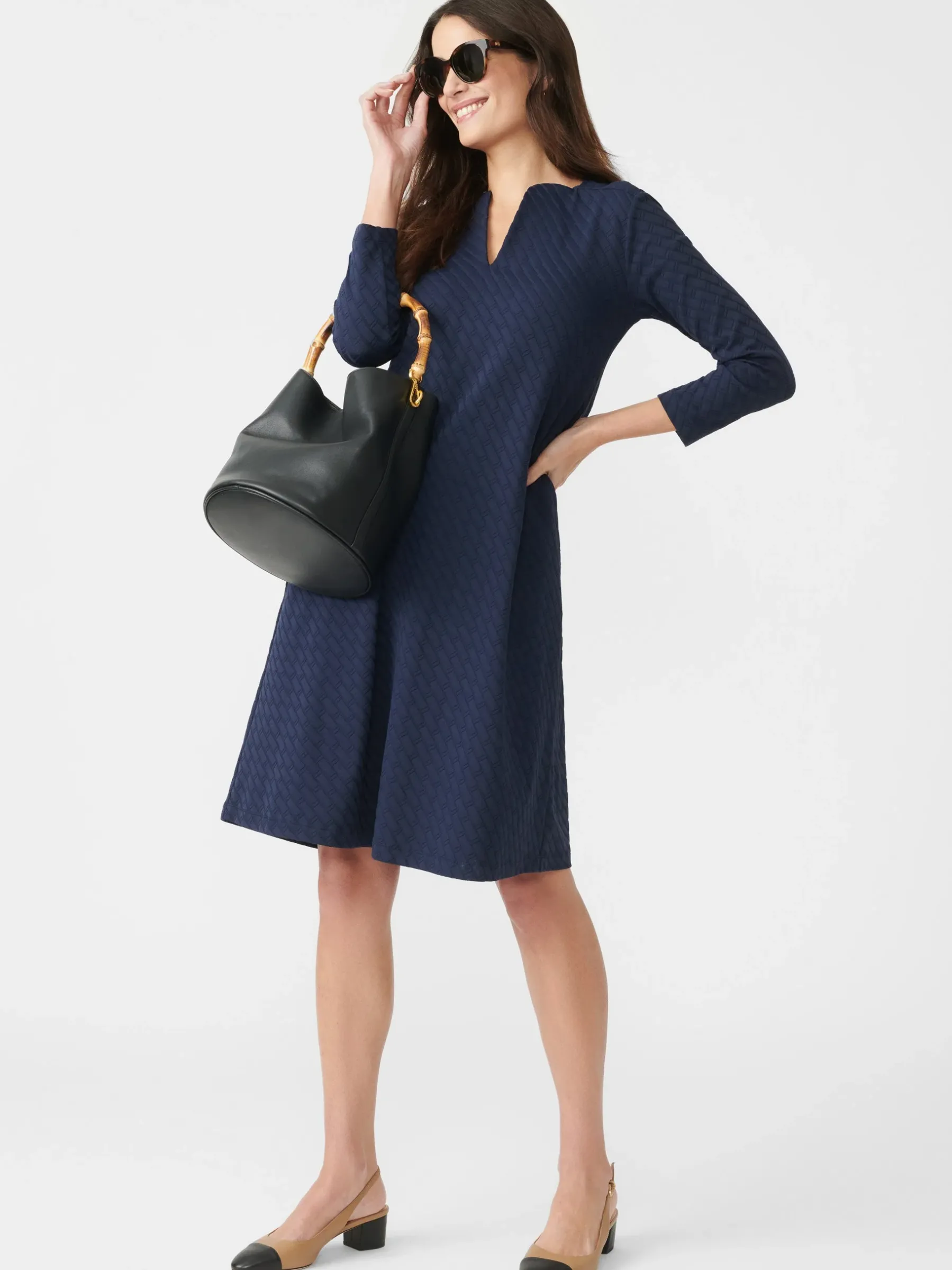 Octavia Dress In Fernwood Geo Jacquard-J.McLaughlin Outlet