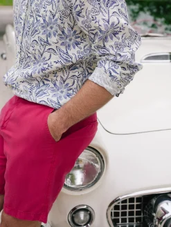 Oliver 9" Shorts In Italian Summer Twill-J.McLaughlin Clearance