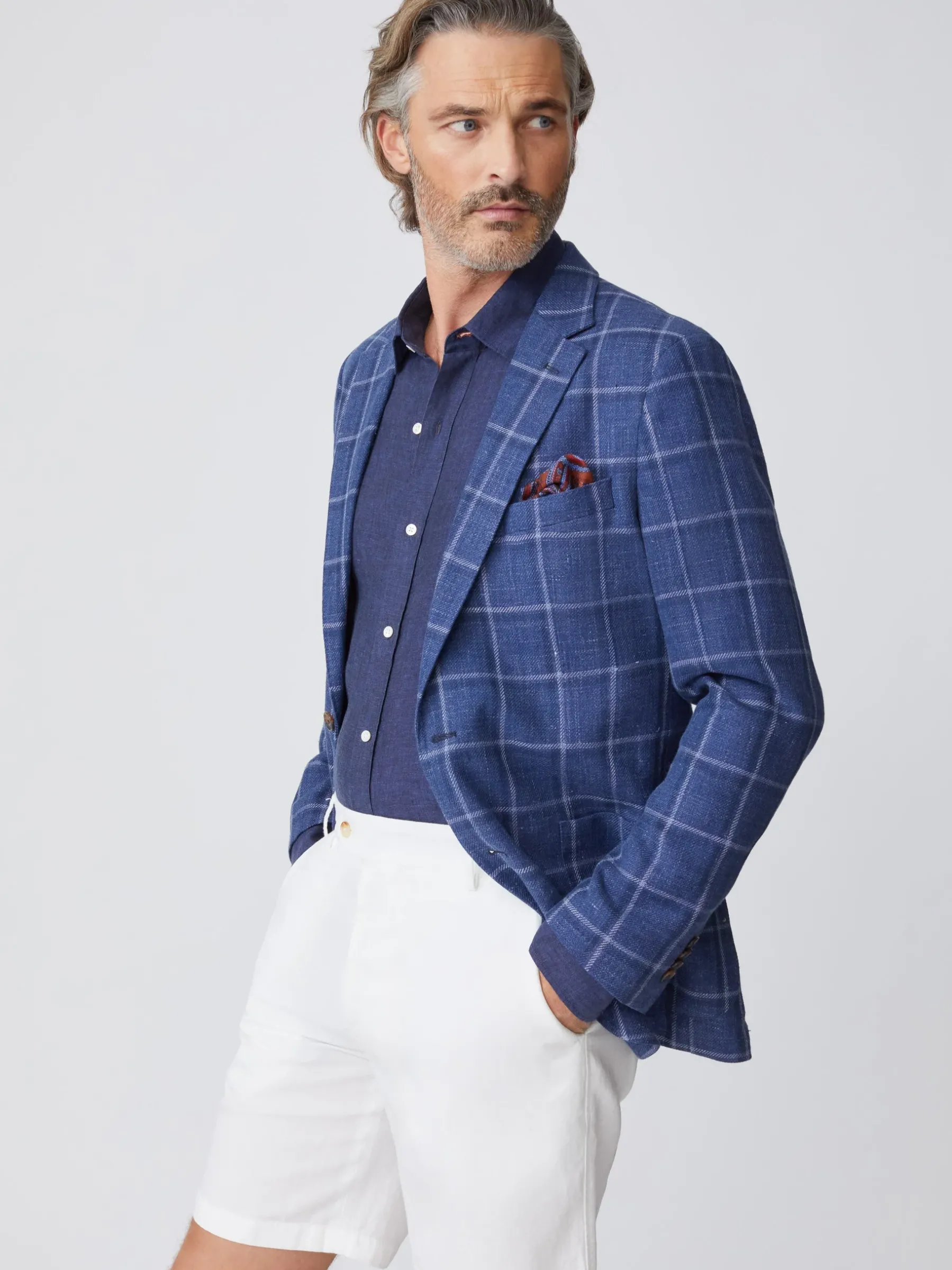 Oliver 9" Shorts In Italian Summer Twill-J.McLaughlin Best
