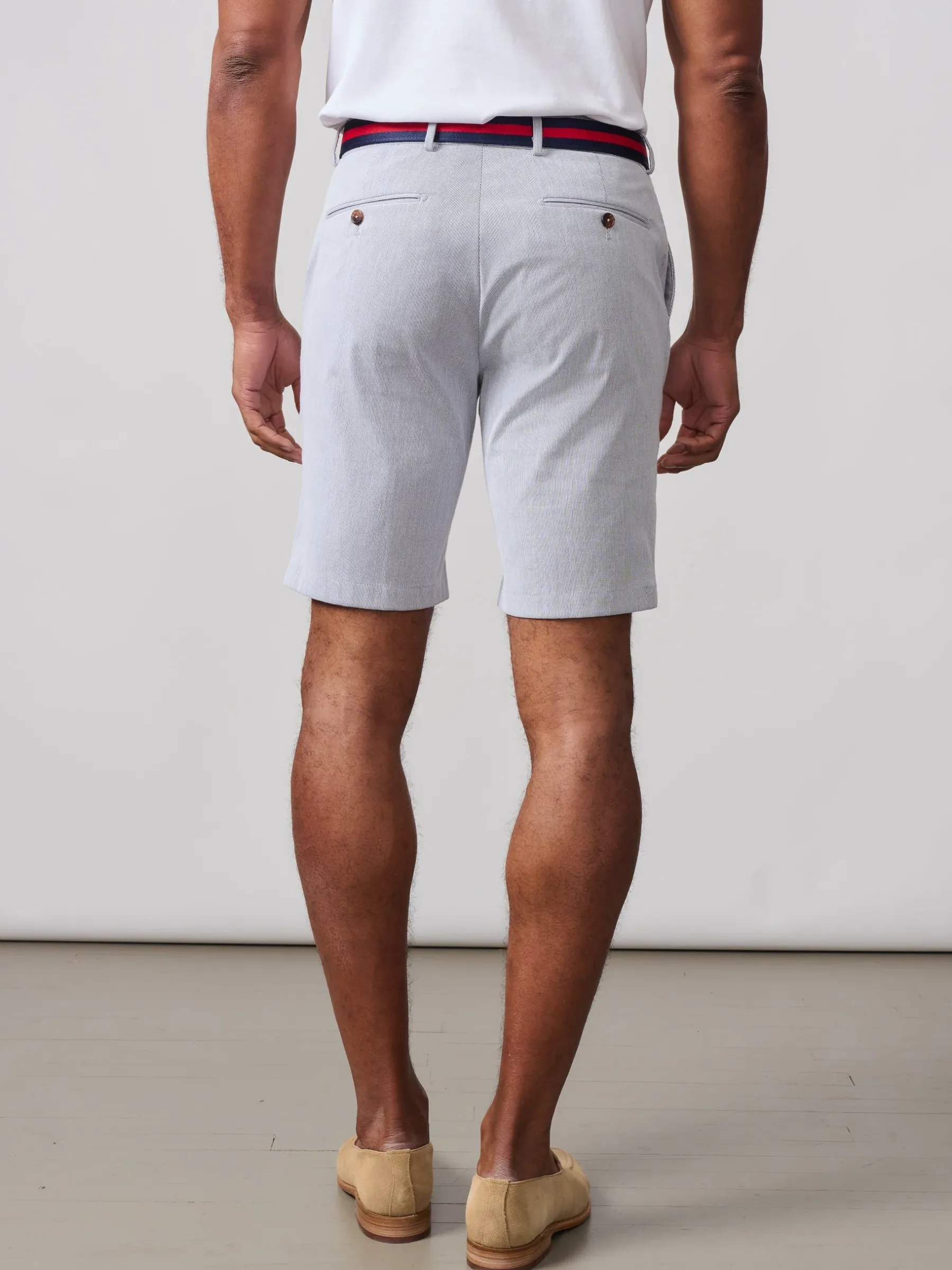 Oliver 9" Shorts In Pinstripe-J.McLaughlin Outlet