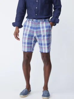 Oliver 9" Shorts In Plaid-J.McLaughlin Fashion
