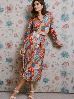 Pamela Dress In Terra Blossom-J.McLaughlin Best