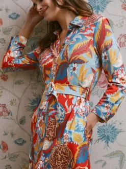 Pamela Dress In Terra Blossom-J.McLaughlin Best