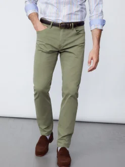 Parker 5-Pocket Straight Pants In Stretch Cotton Sateen-J.McLaughlin Sale