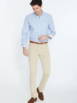 Parker 5-Pocket Straight Pants In Stretch Cotton Sateen-J.McLaughlin Fashion