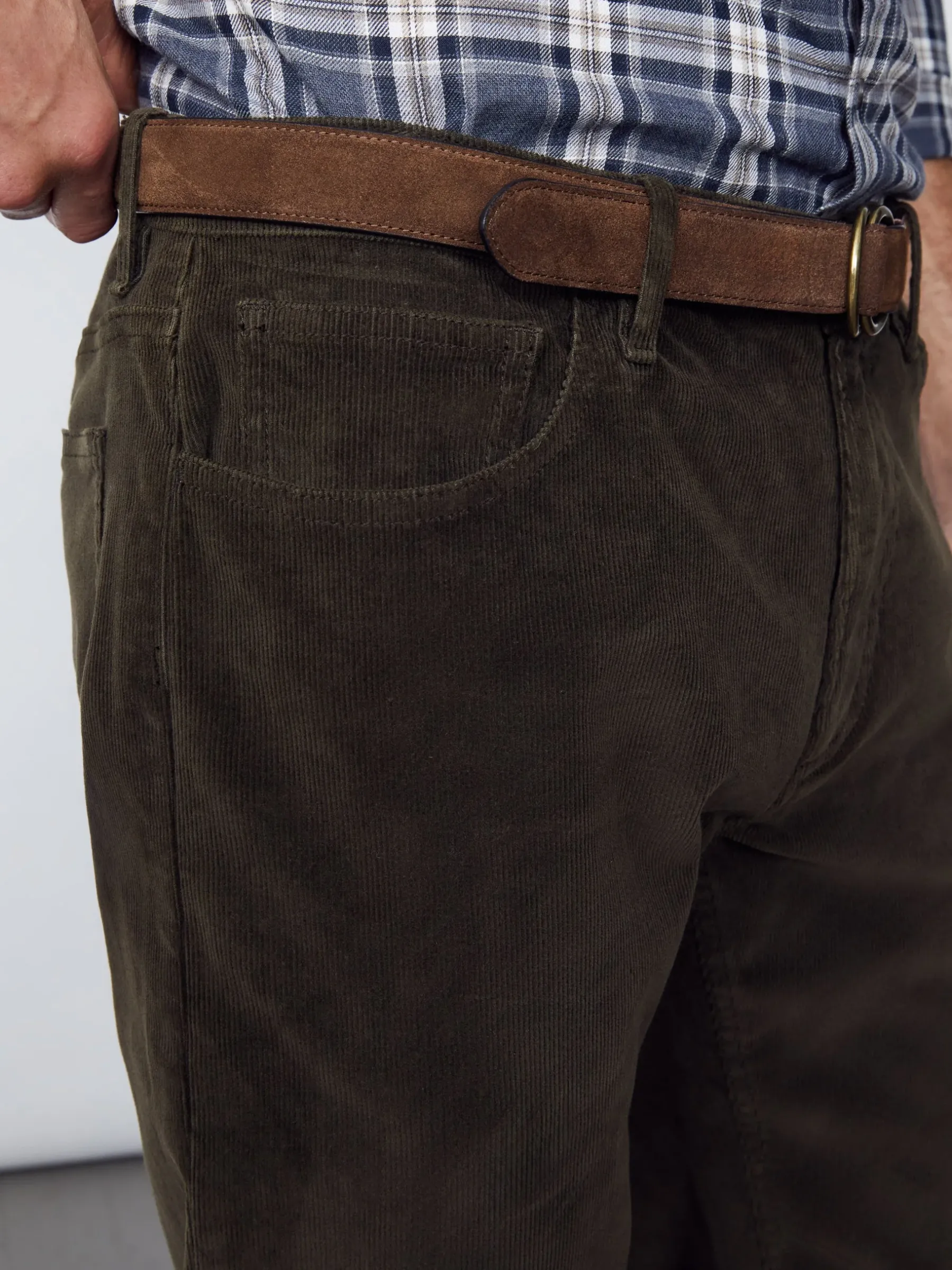 Parker 5-Pocket Straight Pants In Italian Stretch Cord-J.McLaughlin Fashion