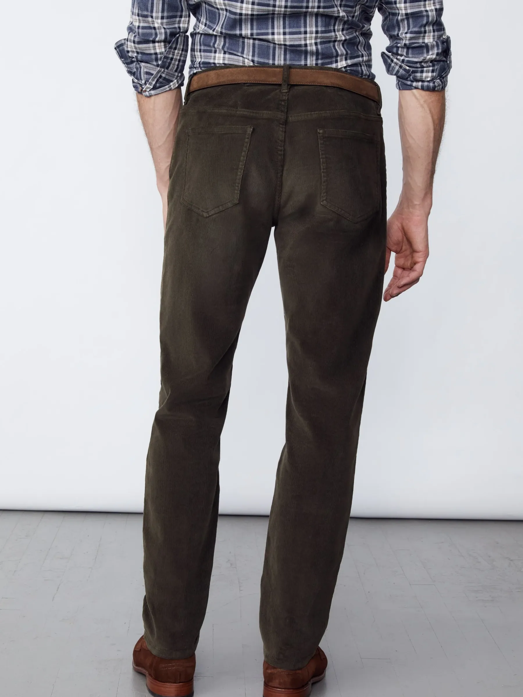 Parker 5-Pocket Straight Pants In Italian Stretch Cord-J.McLaughlin Fashion