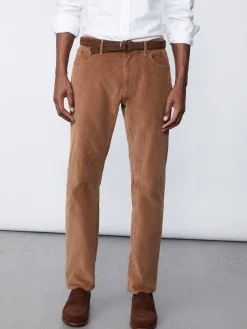 Parker 5-Pocket Straight Pants In Italian Stretch Cord-J.McLaughlin Online