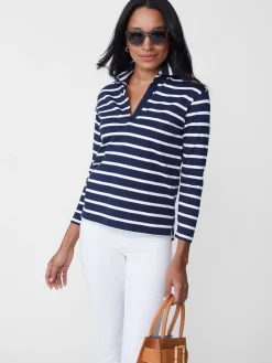 Poe Shirt In Stripe-J.McLaughlin Clearance