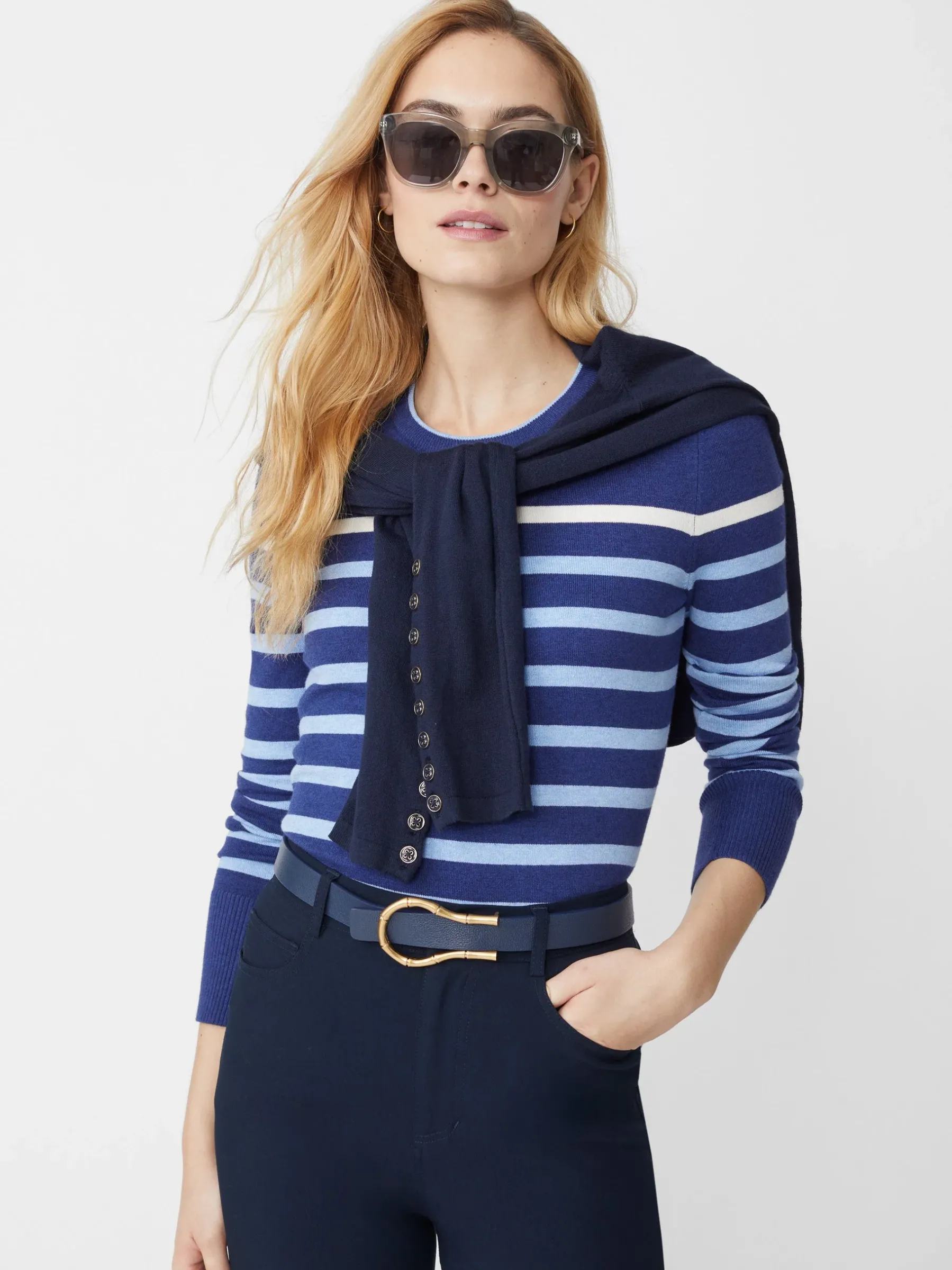 Poet Sweater In Stripe-J.McLaughlin Discount
