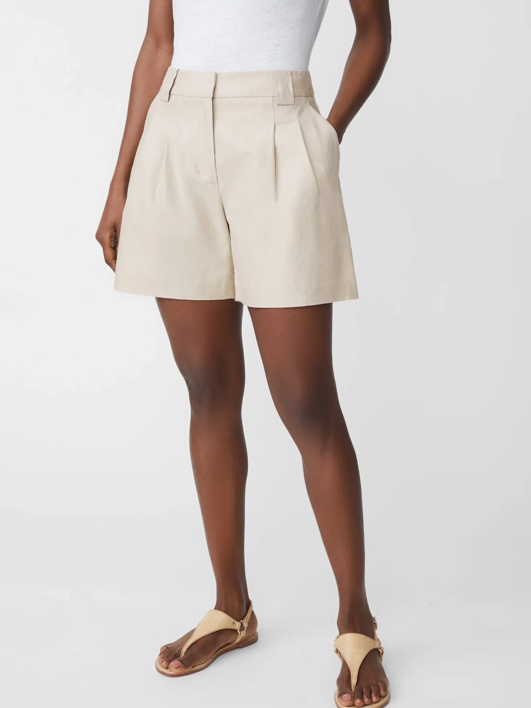 Prince Linen Shorts-J.McLaughlin Discount