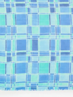 Reed Scarf In Paintbrush Plaid-J.McLaughlin Sale