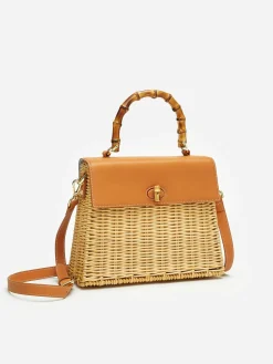 Royalton Wicker Handbag-J.McLaughlin Discount