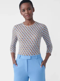 Ruston Tee In Mini Fernwood Geo-J.McLaughlin Online