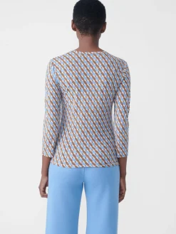 Ruston Tee In Mini Fernwood Geo-J.McLaughlin Online