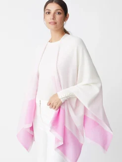 Sadie Cashmere Wrap In Block Stripe-J.McLaughlin New