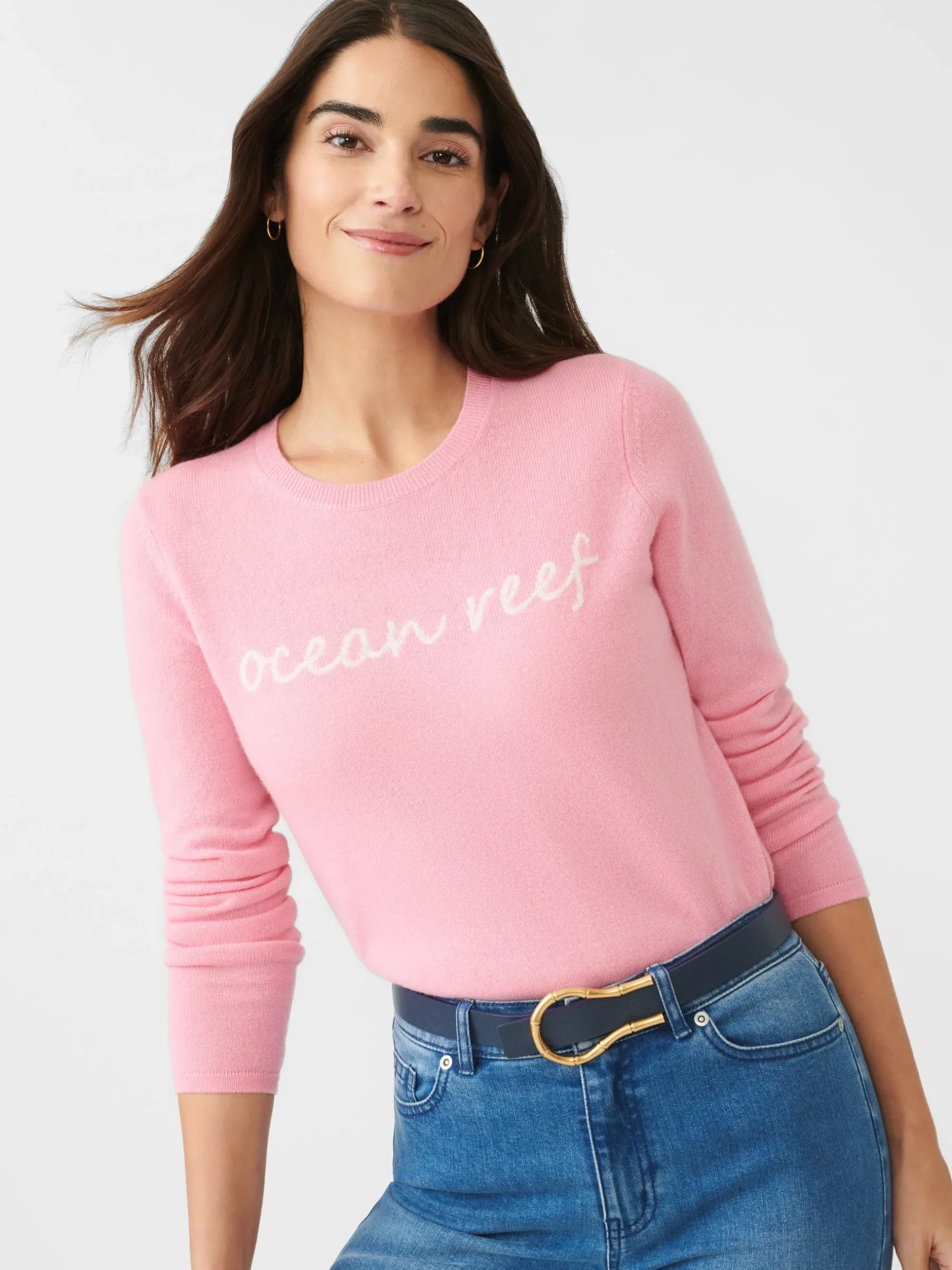 Shield Cashmere Sweater In Ocean Reef-J.McLaughlin Outlet