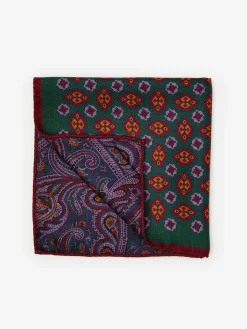 Silk Pocket Square In Foulard-J.McLaughlin Discount