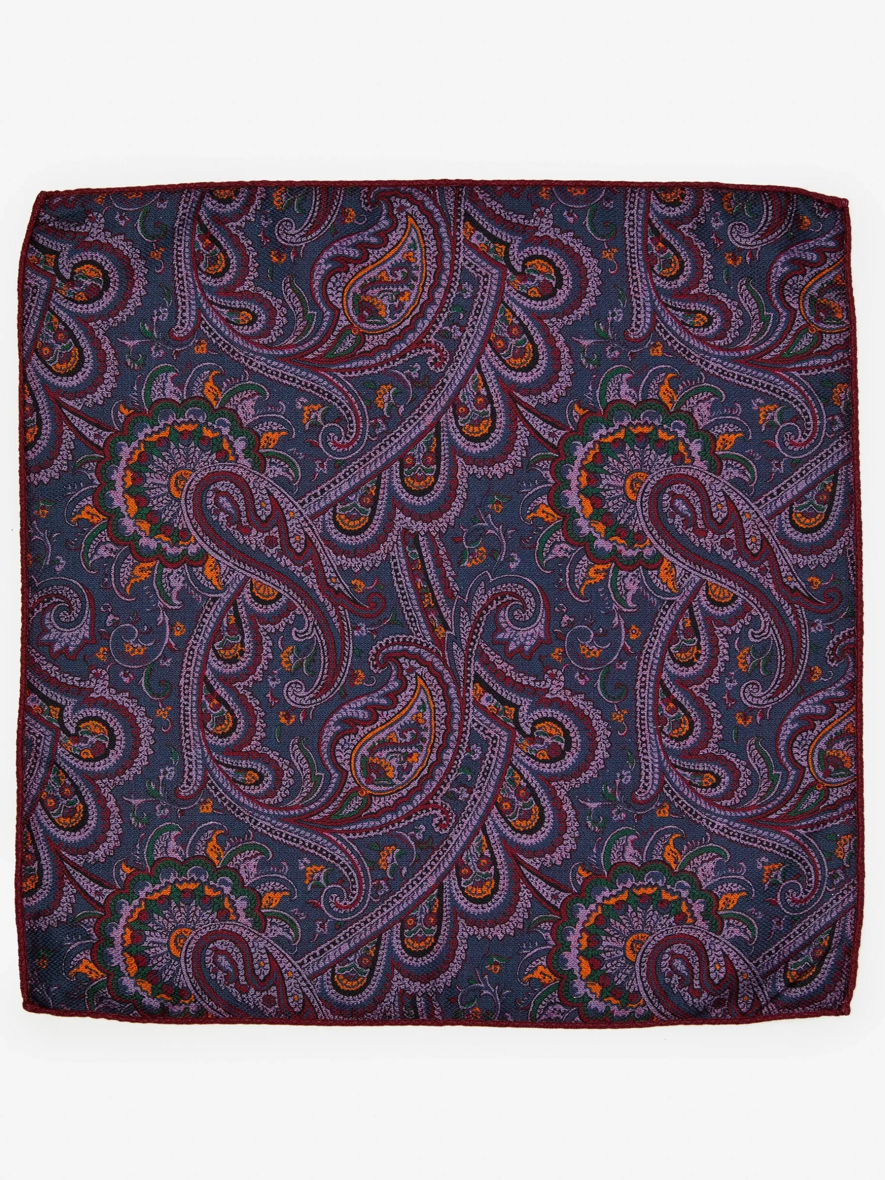 Silk Pocket Square In Foulard-J.McLaughlin Discount