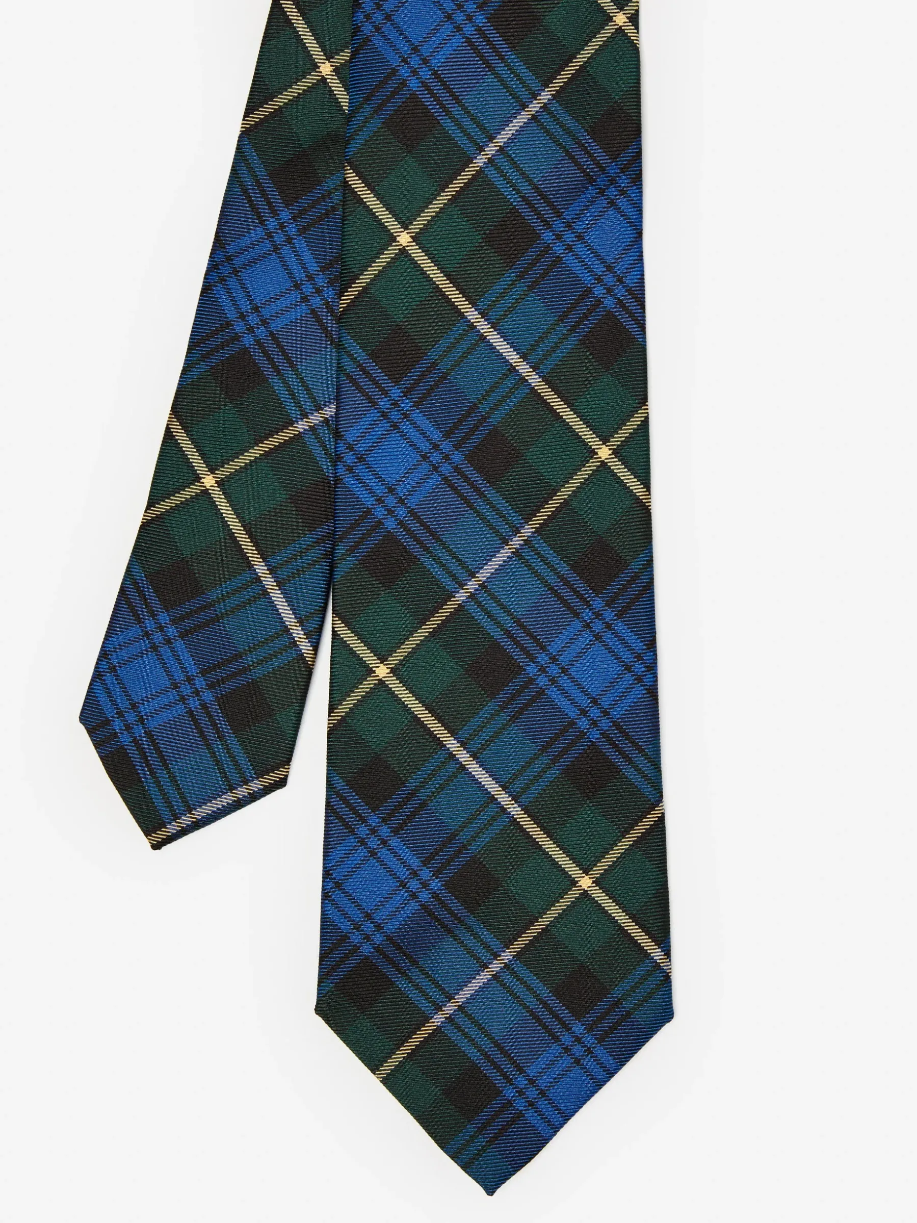 Silk Tie In Plaid-J.McLaughlin Best