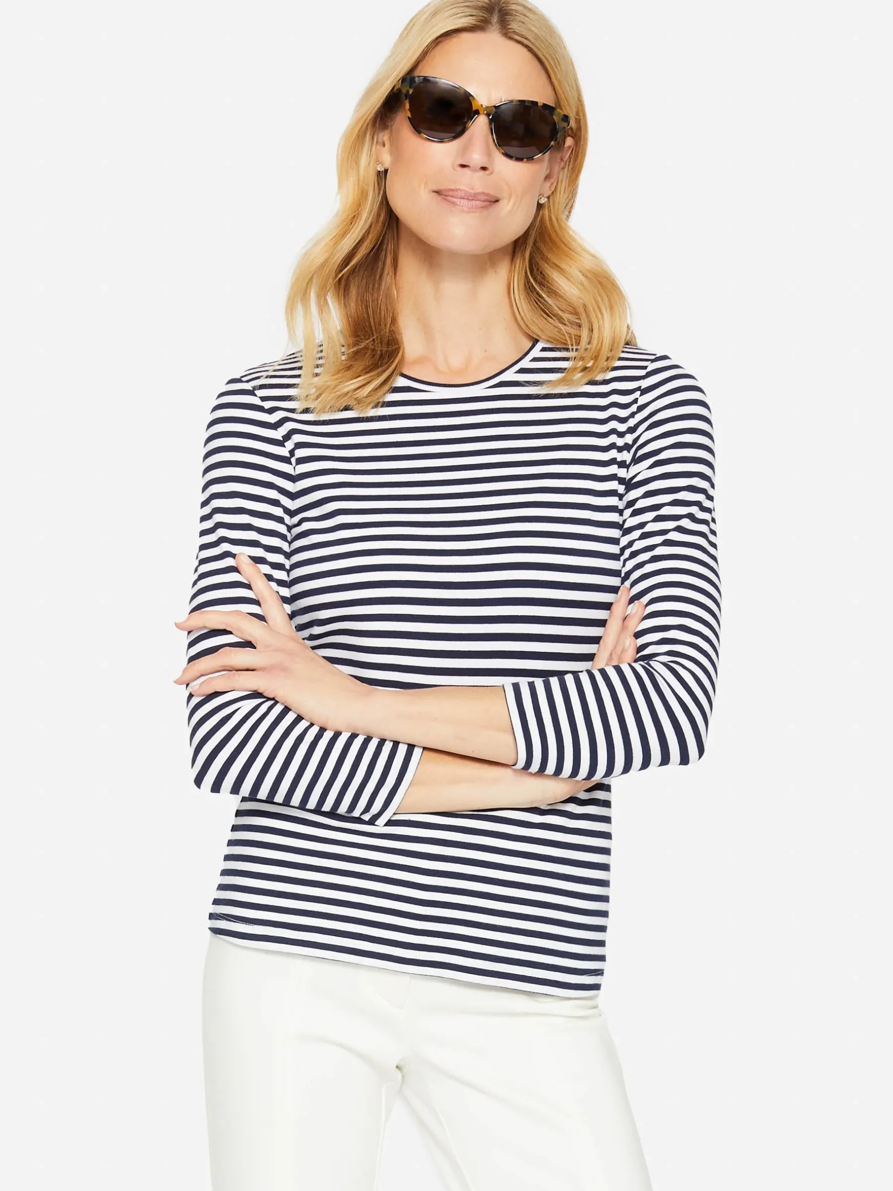 Sinclair Tee In Stripe-J.McLaughlin Discount