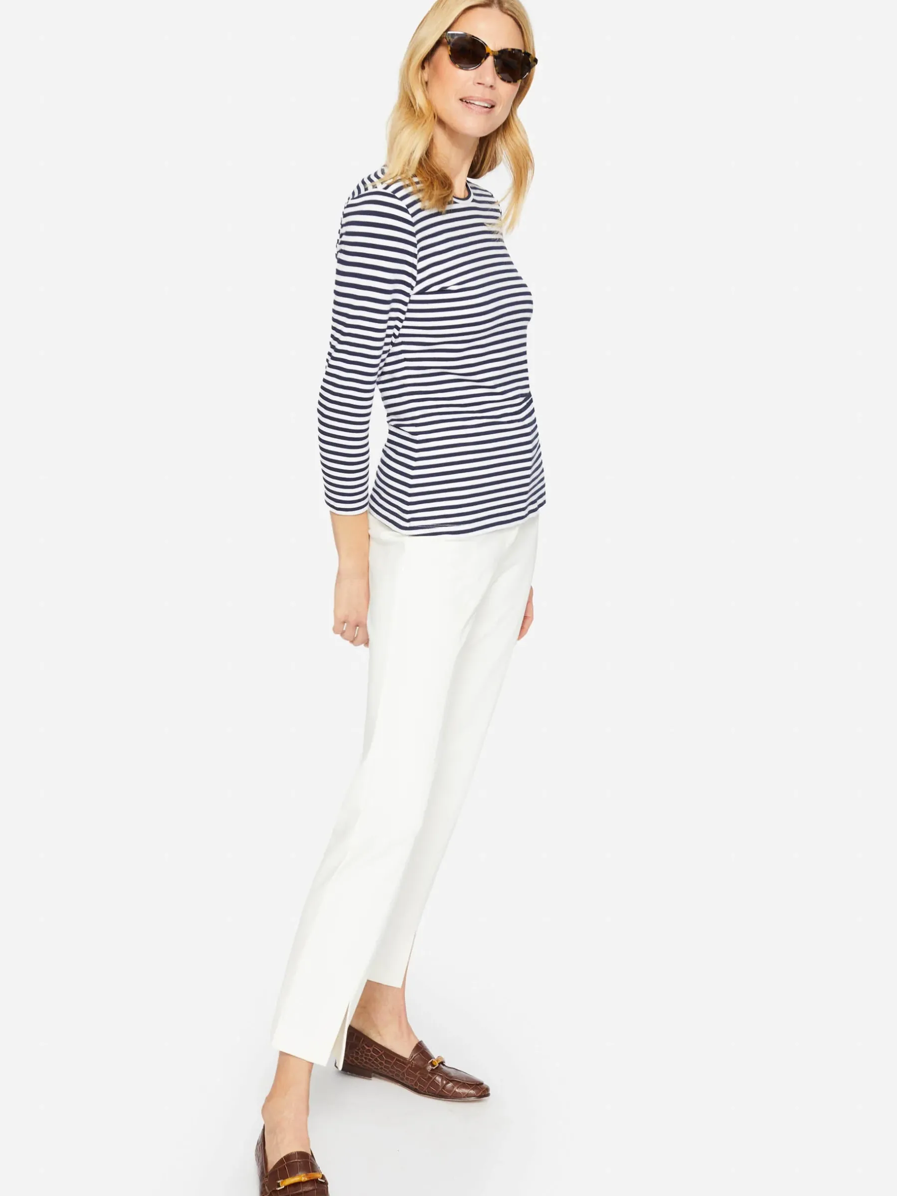 Sinclair Tee In Stripe-J.McLaughlin Discount