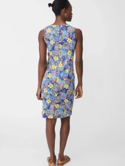 Sophia Sleeveless Dress In Bay Breeze-J.McLaughlin New