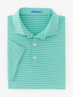 Springer Performance Polo In Murphy Stripe-J.McLaughlin Clearance