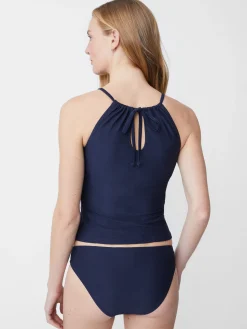 St. Lucia Tankini Top In Ocean Wave Jacquard-J.McLaughlin New