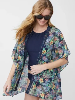 Sunset Cover Up In Bay Breeze-J.McLaughlin Hot