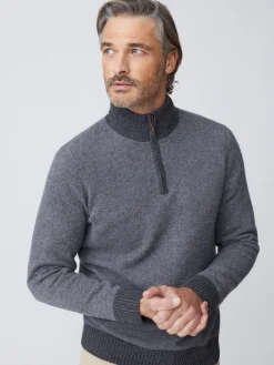 Tate Cashmere Sweater In Birdseye-J.McLaughlin Best
