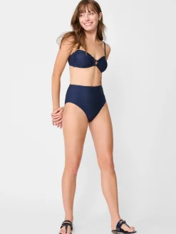 Wailea Bikini Bottom In Ocean Wave Jacquard-J.McLaughlin Online