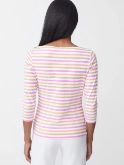 Wavesong Tee In Bangle Multi Stripe-J.McLaughlin Clearance