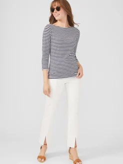 Wavesong Tee In Stripe-J.McLaughlin Fashion