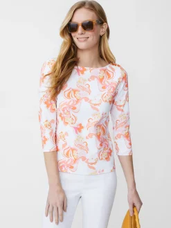 Wavesong Tee In Trinidad Abstract-J.McLaughlin New