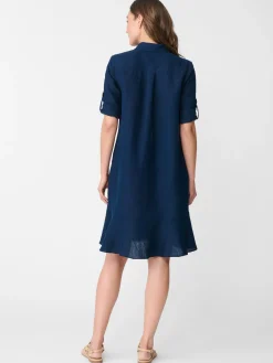 Wellesley Linen Dress-J.McLaughlin Fashion