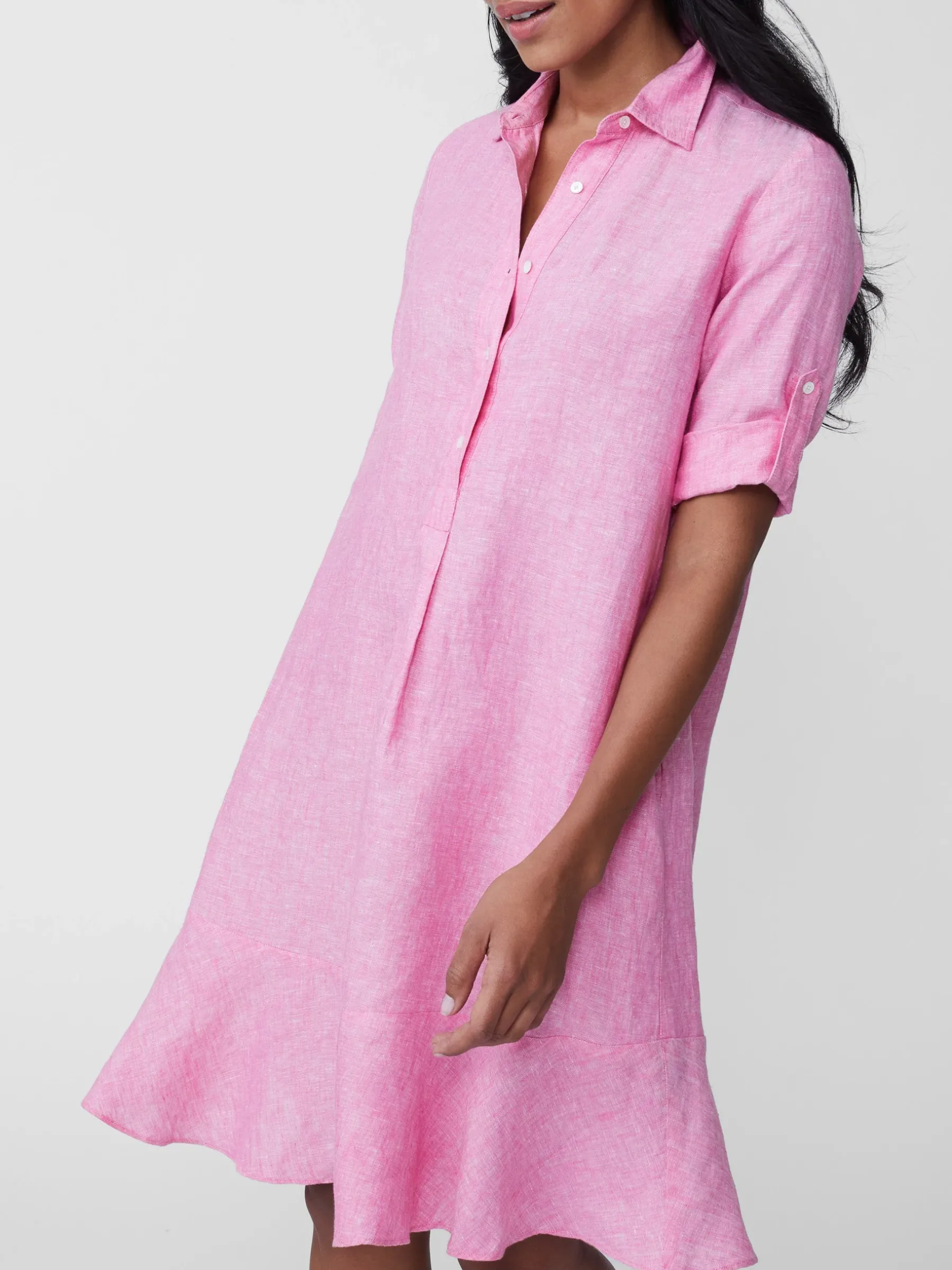 Wellesley Linen Dress-J.McLaughlin Online