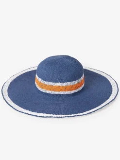 Willemstad Straw Hat In Stripe-J.McLaughlin Fashion
