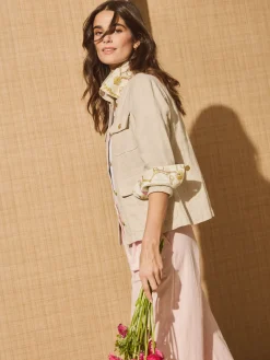 Willow Linen Jacket-J.McLaughlin Online